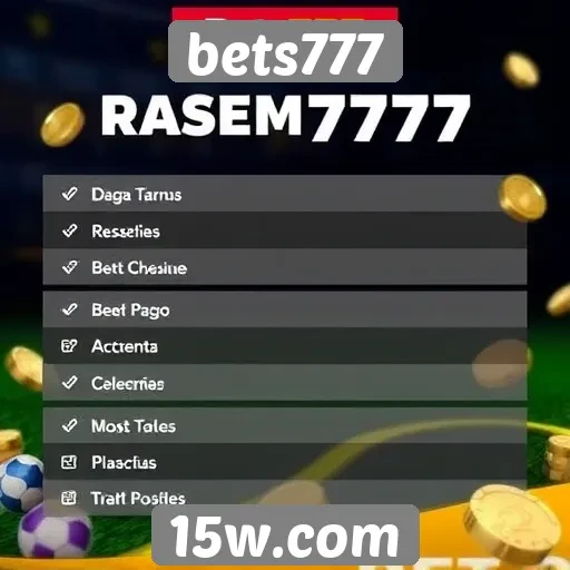 Métodos de pagamento aceitos no bets777